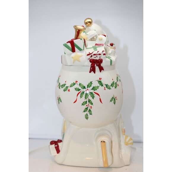 Cookie Jar - Lenox - Santa Skates to a New Millennium - Picture 3 of 10